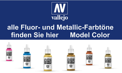 Vallejo Model-Color alle Fluoreszierende- und Meatllic-Farbtöne