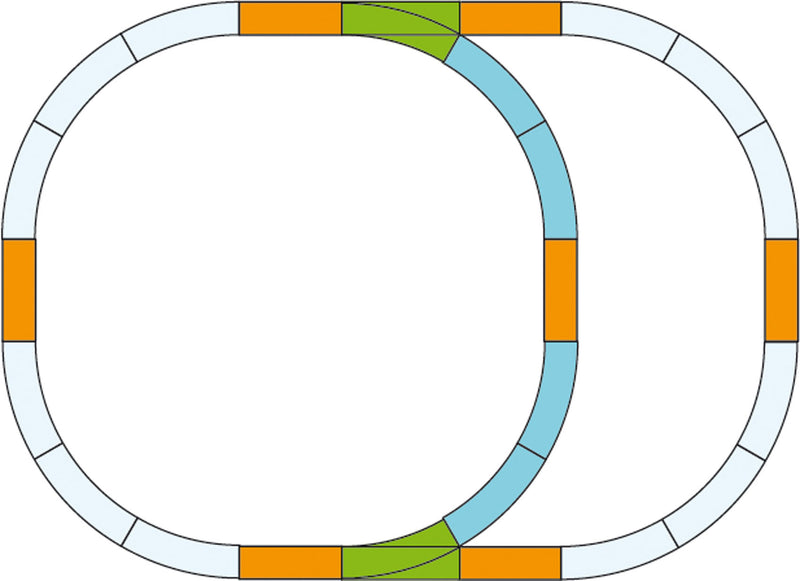 G Gleis Ergänzungs-Set Überholgleis