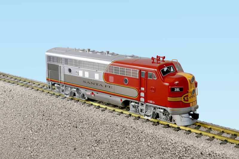 USA-Trains - F7 A Santa Fe Warbonnet Chrome