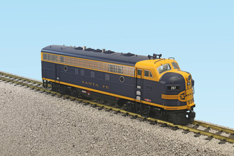 USA-Trains - F7 A Santa Fe blau/gelb