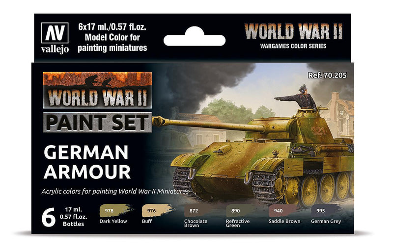 Model-Color Farbset - Deutsche Panzerung  (70.205)