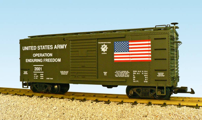 USA-Trains - US Army Boxcar "Enduring Freedom"