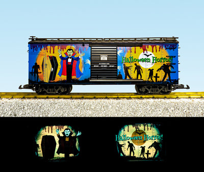 USA-Trains - Halloween Horror Boxcar (Glow in the Dark)