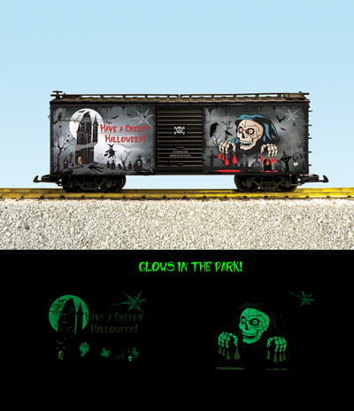 USA-Trains - Creepy Halloween Boxcar (Glow in the Dark)