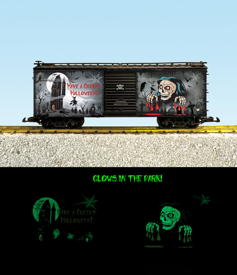 USA-Trains - Creepy Halloween Boxcar (Glow in the Dark)