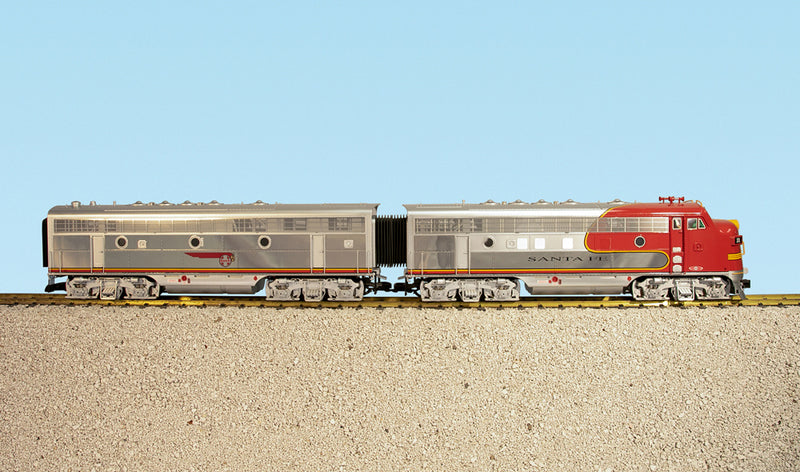 USA-Trains - F7 AB Santa Fe Chrome (2 Loks)