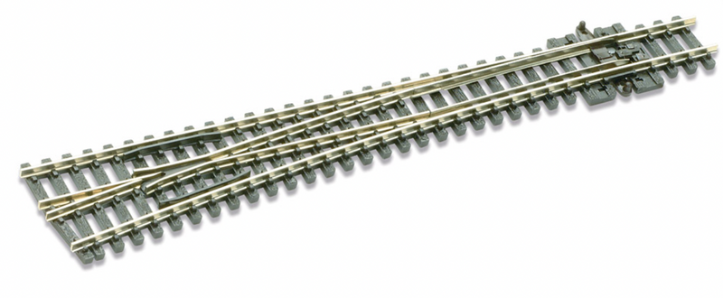 Peco Spur N Code 80 Weiche links 8° großer Radius (in OVP) SL-389