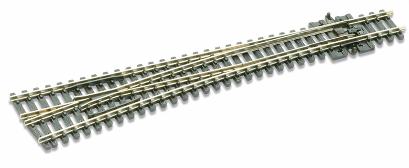 Peco Spur N Code 80 Weiche links 8° großer Radius (in OVP) SL-E389