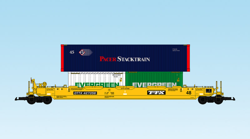 Intermodal Containerwagen TTX (mit Container)