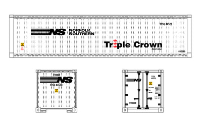 Norfolk Southern Triple Crown 40' Container