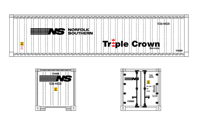 Norfolk Southern Triple Crown 40&