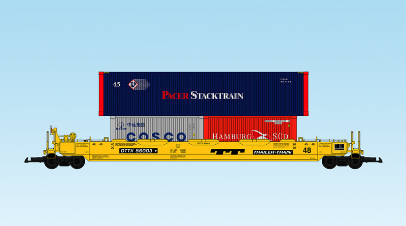 Intermodal Containerwagen TrailerTrain (mit Container)