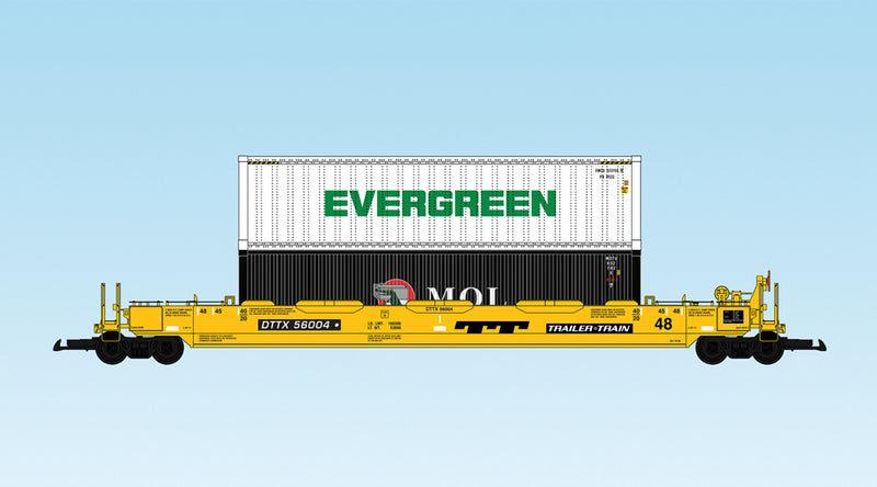 Intermodal Containerwagen TrailerTrain (mit Container)