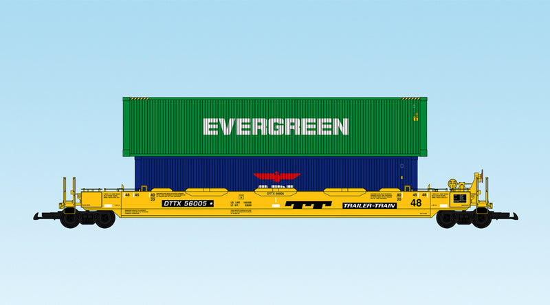 Intermodal Containerwagen TrailerTrain (mit Container)