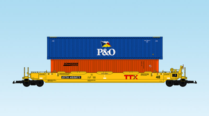 Intermodal Containerwagen TTX (mit Container)