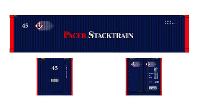 Pacer Stacktrain 45' Container