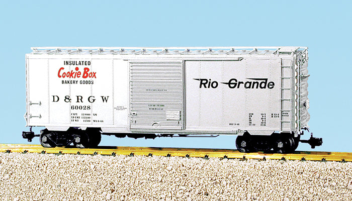 40 ft. Steel Box Car Rio Grande