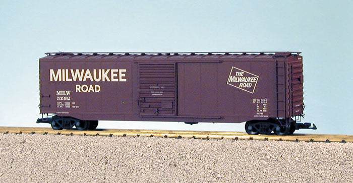 50 ft. Steel Box Car Milwaukee Road