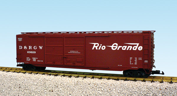 50 ft. Steel Box Car Rio Grande