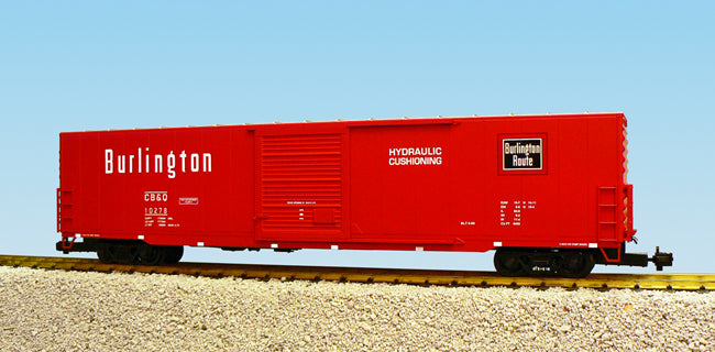 60 ft. Steel Box Car Burlington Route Single Door